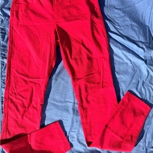 HUE Kids Bright Red Jeans